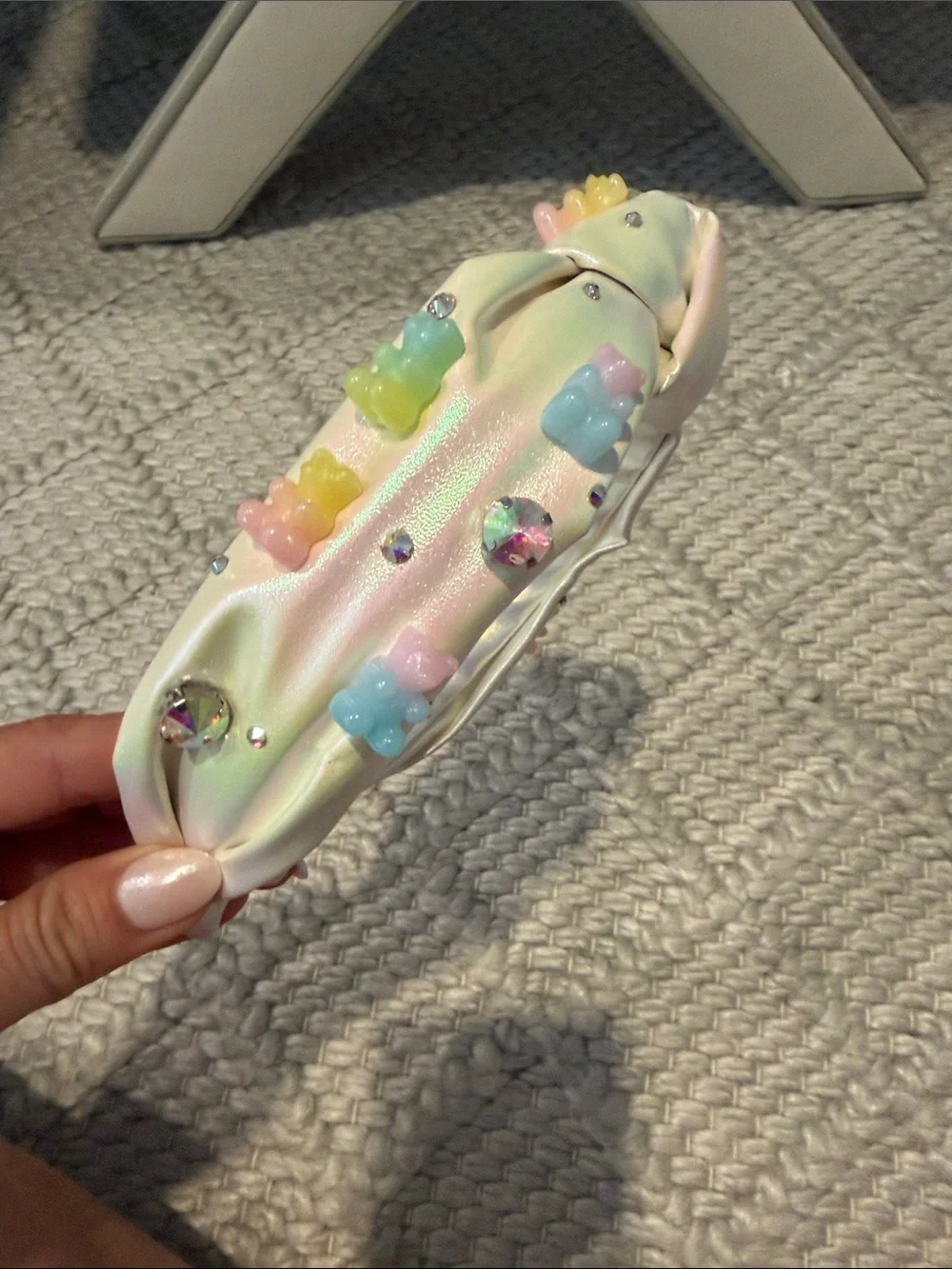 Kids Pastel Rainbow Gummy Bear Embellished Headband